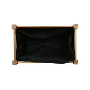 Expert Gardener 2ft high Natural Wood Small Elevated Garden Bed