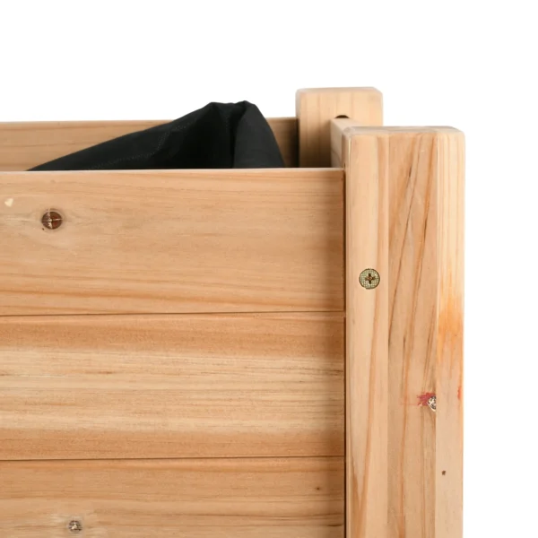 Expert Gardener 2ft high Natural Wood Small Elevated Garden Bed - 图片 7